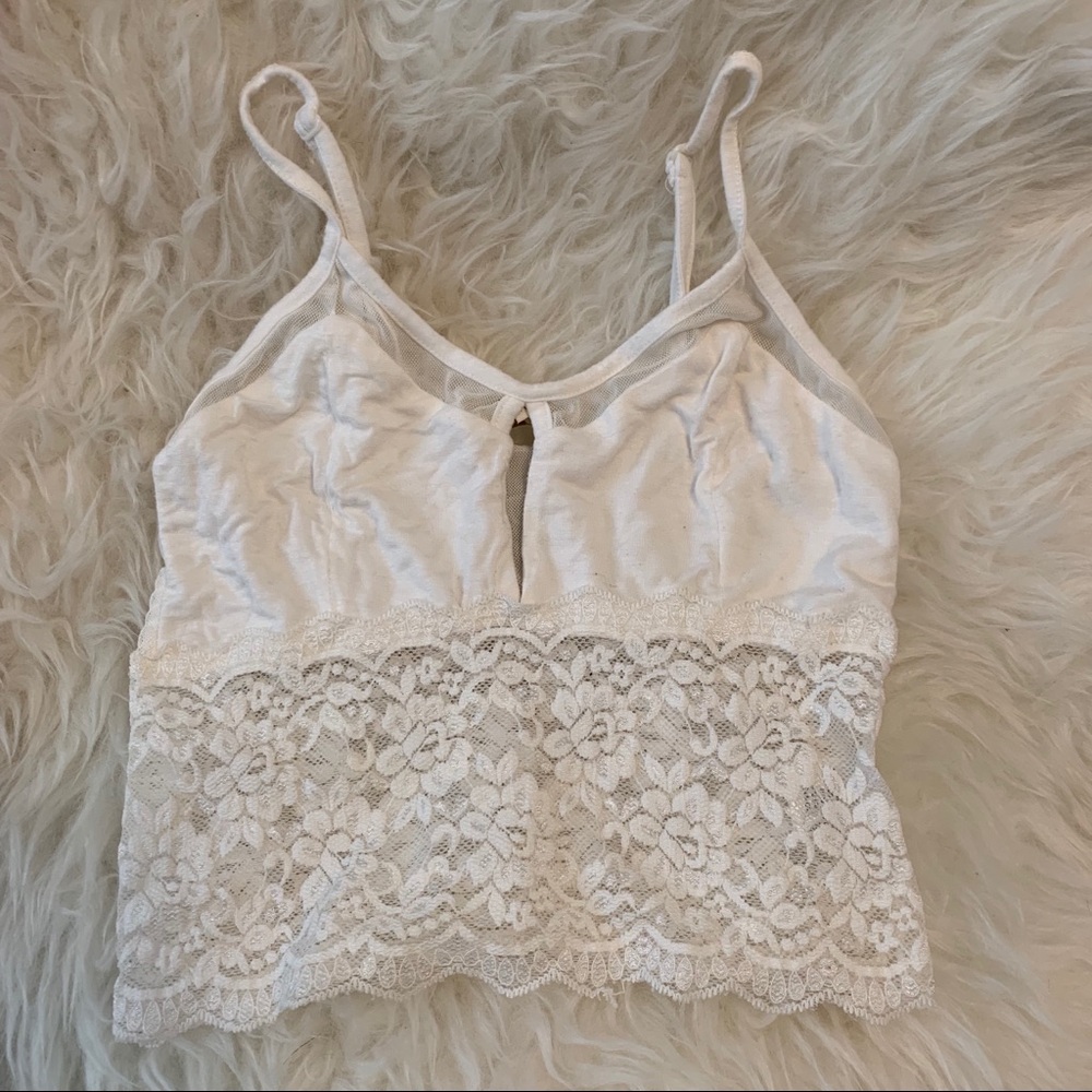 Angl Small Crop Top Peek a Boo Sexy Bra